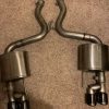 CORSA Xtreme 3 inches AXLE back exhaust w/black quad tips