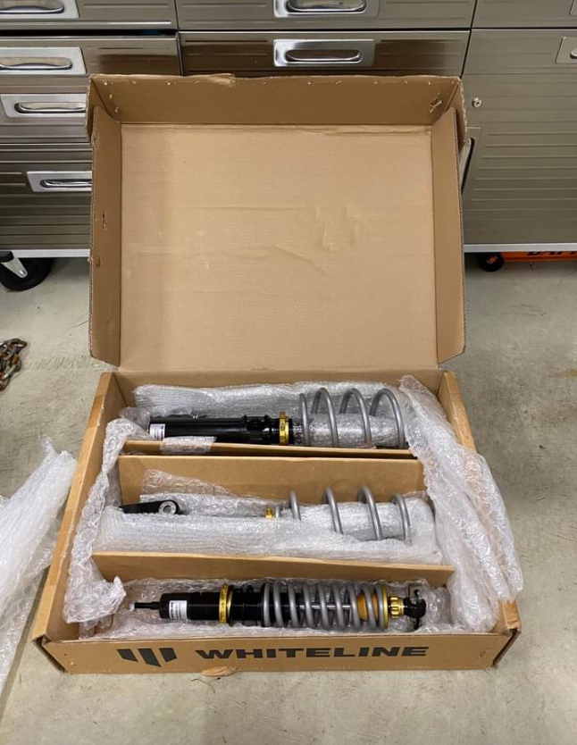 Brand new in the box Whiteline Coil Overs,