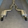 2015-2017 Corsa Sport 3" cat-back exhaust with 4.5" black tips for S550