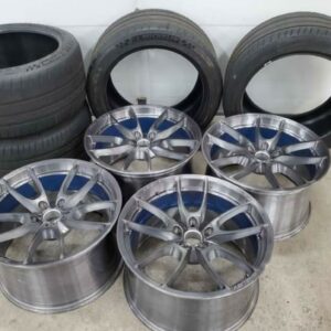 Shelby forged gt350 wheels with sport cup 2 tires