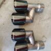 Black Quad Corsa Chrome tips