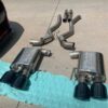 Borla Atak Active catback exhaust 3 inch piping with 5 inch black tips