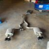 2018+ CORSA sport catback exhaust with black tips