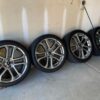 A set of 4 mustang 20” GT premium wheels.