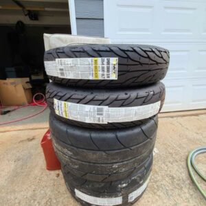 Brand new MT tires. A pair of 4, 2 rears and 2 fronts.