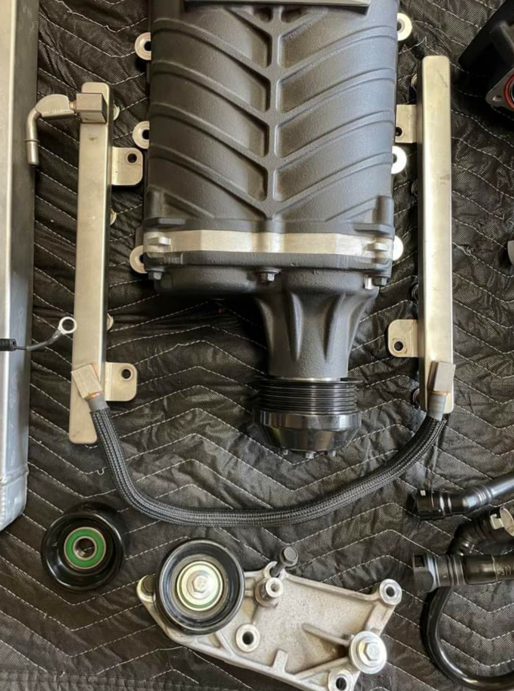 2015-2017 Mustang complete ROUSH stage 1 supercharger kit with upgrades. - Image 7