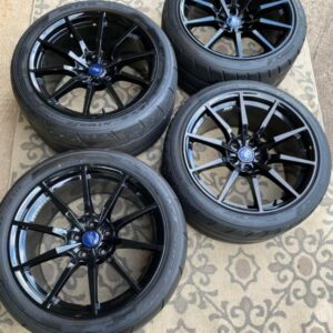 SVE GT350 Replica wheels in gloss black finish with NITTO NT05 tires