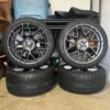 RTR Tech 7 satin charcoal wheels and Mickey Thompson ultra high performance street comp tires
