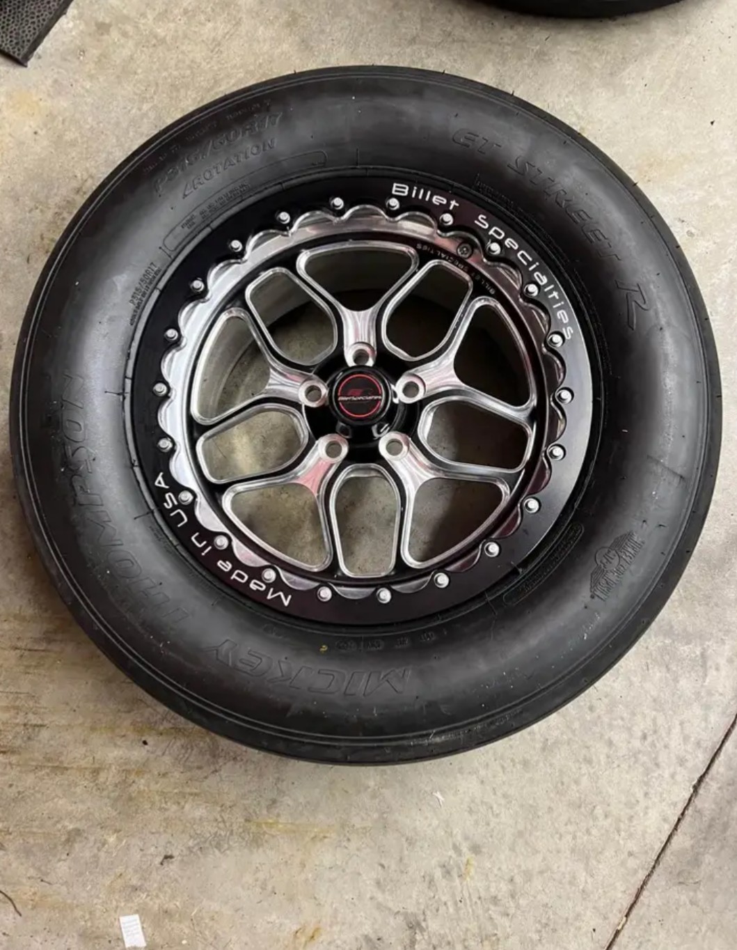 Billet Specialties win lite dragpack wheels wrapped in Mickey Thompson Tires - Image 4