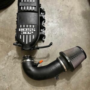 Ported BOSS 302 manifold with JLT cold air intake